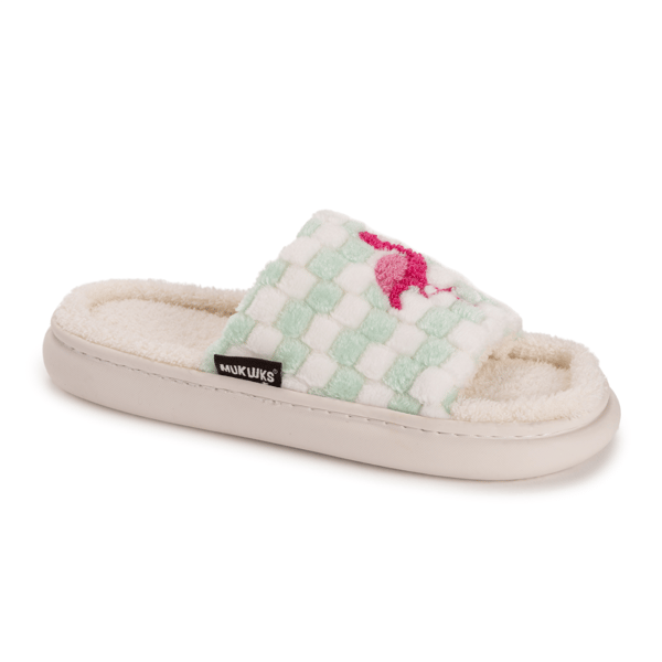 Womens MUK LUKS® Marsai Flower Slide Slippers - image 