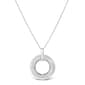 Haus of Brilliance Sterling Silver Diamond Accent Circle Pendant - image 2