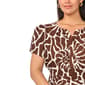 Plus Size MSK Short Sleeve Coastal Smock Waist Maxi Dress - image 5