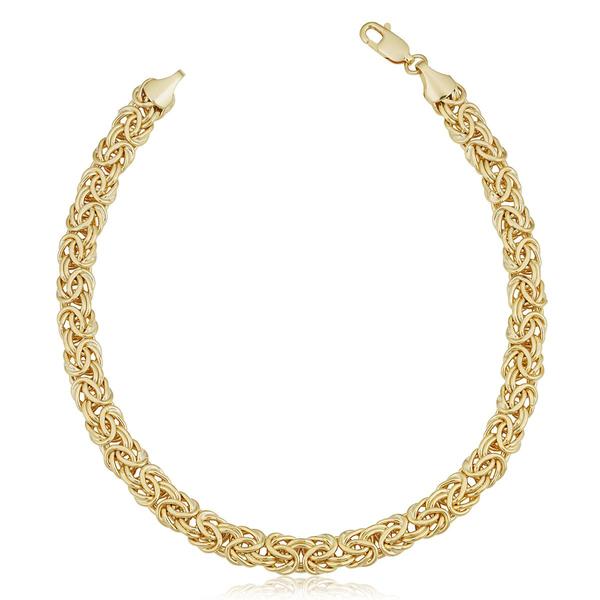 Gold Classics(tm) 14kt. Gold Filled 7.5in. Byzantine Bracelet - image 