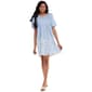 Womens Rose & Everly Short Sleeve Pintuck Floral Hem Dress - image 1