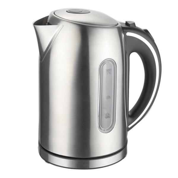 MegaChef 1.7L Stainless Steel Electric Tea Kettle - image 