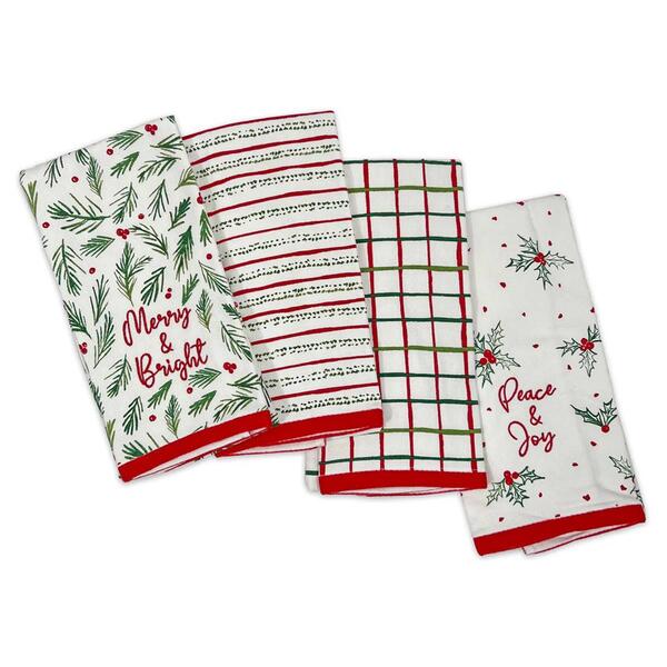 Lenox&#40;R&#41; Peace & Joy Kitchen Towels - Set of 4 - image 