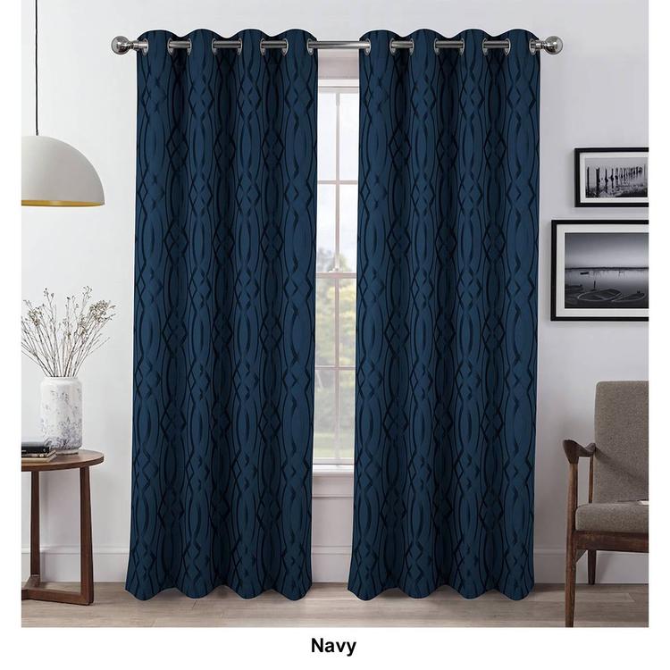 Jacquard Grommet Panel Curtain
