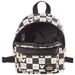 Womens Bioworld Mickey Mouse Checkered Mini Backpack