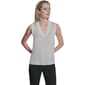 Womens DKNY Sleeeveless Ribbed V Neck Blouse - image 1