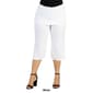 Plus Size 24/7 Comfort Apparel Foldover Waist Cropped Pants - image 4