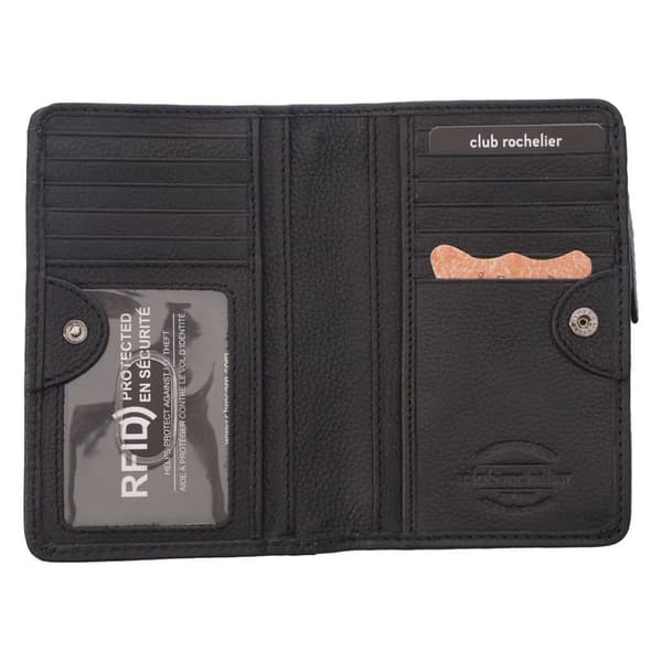 Womens Club Rochelier RFID Medium Bifold Wallet