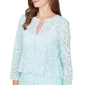 Petite Ruby Rd. Renaissance Romance Floral Eyelet Cardigan - image 4