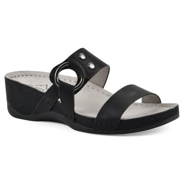 Womens Cliffs by White Mountain Colletta Double Strap Sandal - image 