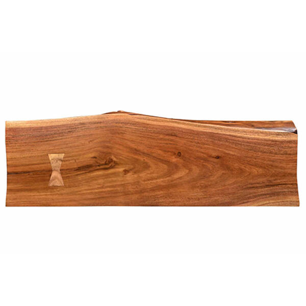 Worldwide Homefurnishings Acasia Wood/Iron Console Table