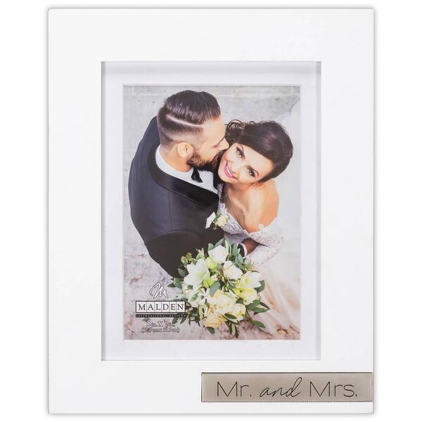 Malden Mr. & Mrs. Wedding Frame - 5x7/6x8 - image 