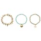 Ashley Cooper(tm) Blue Gold-Tone Sealife 3pc. Bracelet Set - image 1