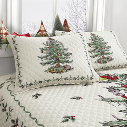 Spode® Christmas Tree 3pc. Reversible Quilt Set