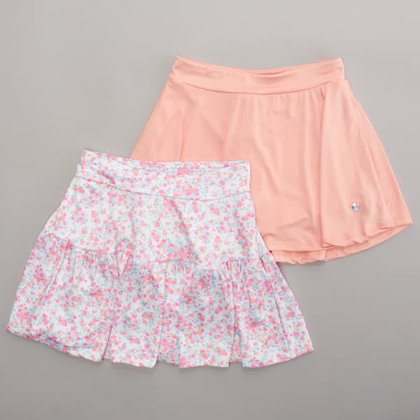 Girls (7-16) RBX 2pk. Floral/Solid Scooters - image 