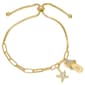 Gemstone by Gianni Argento Flip Flop/Starfish Adjustable Bracelet - image 1