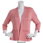 Womens 89th & Madison Long Sleeve Solid Cardigan - image 2