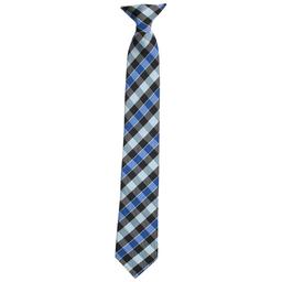 Boys Bill Blass Clip on Tie - Blue/Black