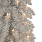 Puleo International 6ft. Pre-Lit Alpine Silver Pencil Tree - image 4