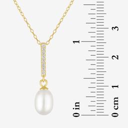 Gemstone Classics™ Lab Grown Sapphire Pearl Pendant & Earring Set