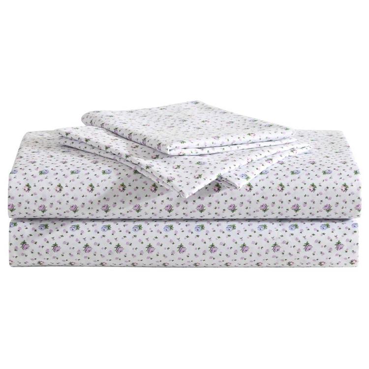 Betsey Johnson Pretty Floral Ditsy Microfiber Sheet Set