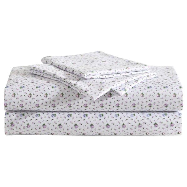 Betsey Johnson Pretty Floral Ditsy Microfiber Sheet Set