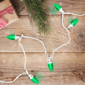 Northlight 16ft. 25ct. Green LED C7 Christmas Lights - image 2