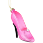 Northlight 4in. Pink High Heel Glittered Glass Christmas Ornament - image 1