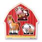 Melissa &amp; Doug(R) 3pc. Barnyard Animals Jumbo Knob Wooden Puzzle - image 1
