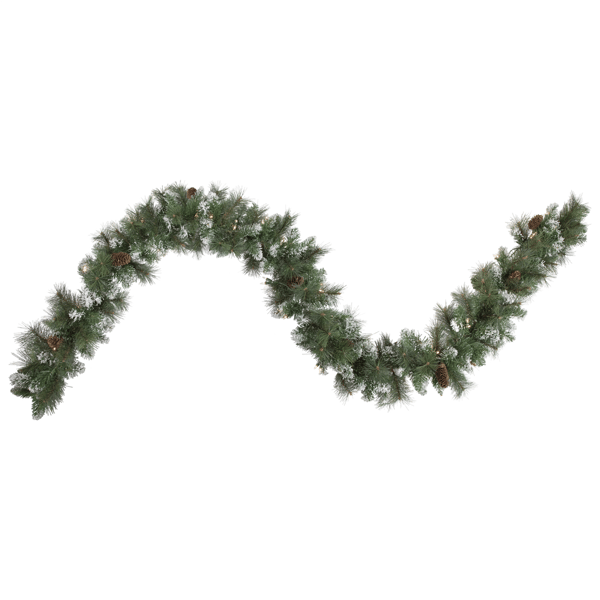 Northlight Real Touch™ 9ft. Snow Valley Pine Christmas Garland - image 