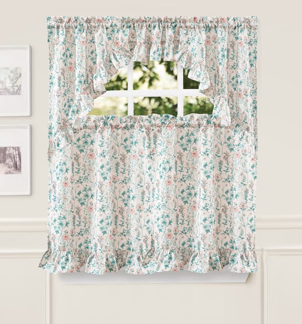 Laura Ashley® Wild Meadow Print Canvas Swag