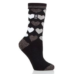 Womens Heat Holders® Lite Heart Crew Socks