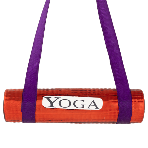 Northlight 4.25in. Shiny Red Yoga Mat Glass Christmas Ornament - image 