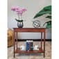 eccostyle&#8482; 2-Tier Solid Bamboo Console Table with Drawer - image 3