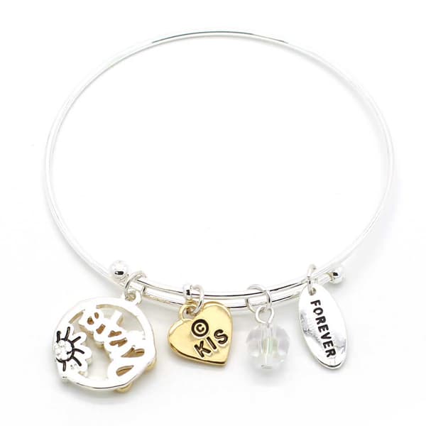 Symbology Two-Tone Family Sister Bracelet