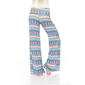 Womens White Mark Pink Printed Palazzo Pants - image 2
