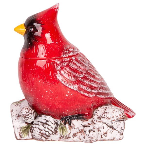Home Essentials Red Cardinal Cookie Jar