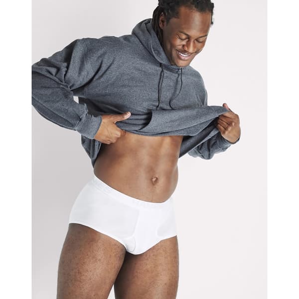 Mens Big & Tall Hanes&#40;R&#41; 6pk. Core White Briefs