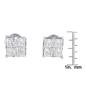 Diamond Classics&#8482; 10kt. Diamond Square Stud Earrings - image 5