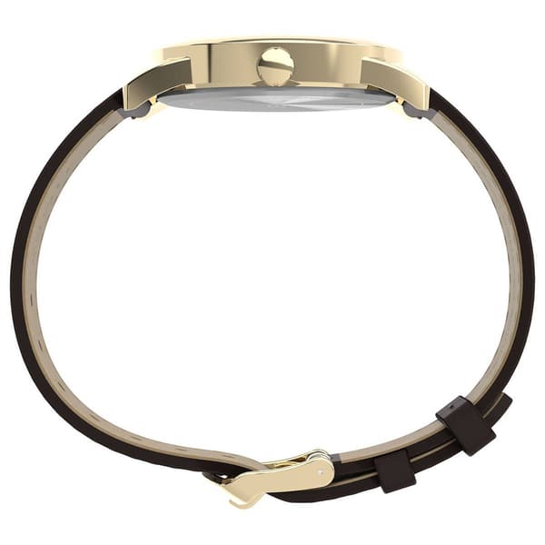 Mens Timex® Easy Reader® White Dial Leather Watch - TW2Y12700JT