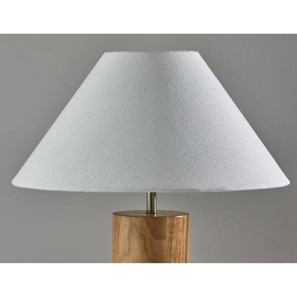Adesso Martin Oak Wood Table Lamp