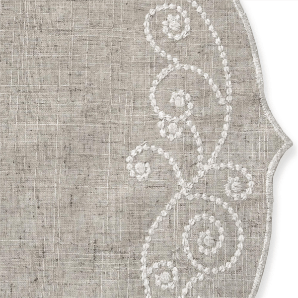 Lenox® French Perle Linen Embroidered Centerpiece