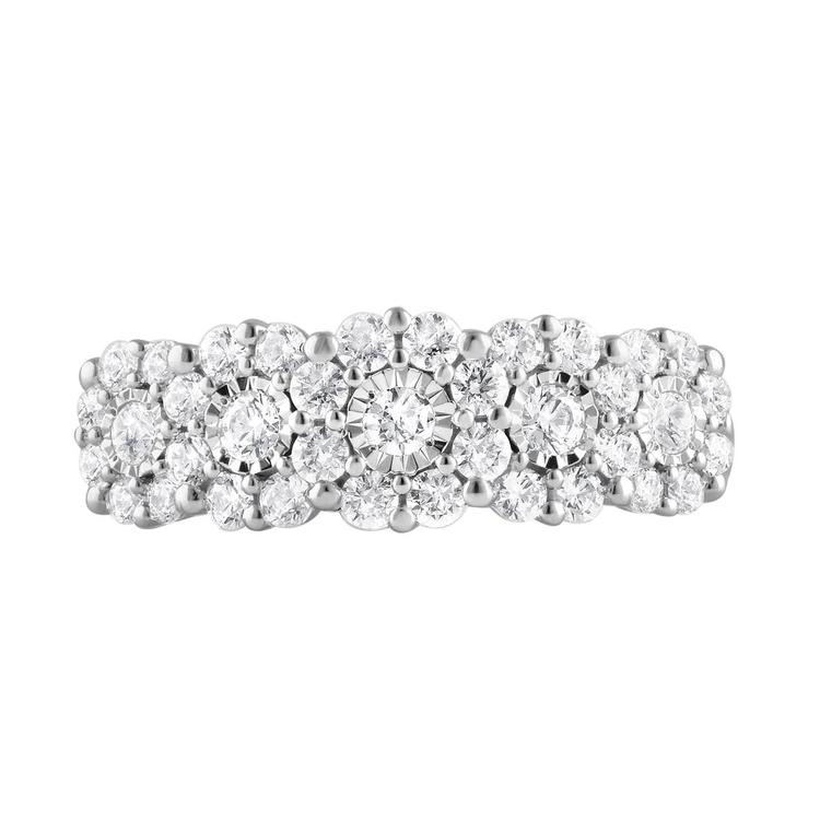 Nova Star® White Gold Lab Grown Diamond Engagement Ring