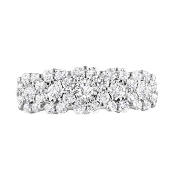 Nova Star® White Gold Lab Grown Diamond Engagement Ring