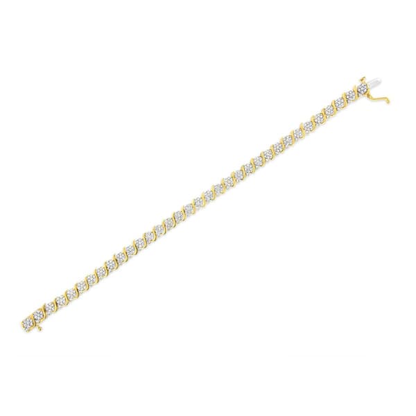 Haus of Brilliance 3.0ctw. Diamond S Link Tennis Bracelet
