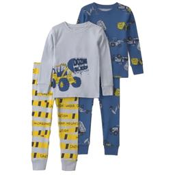 Toddler Boy Carters(R) Construction 4pc. Pajama Set
