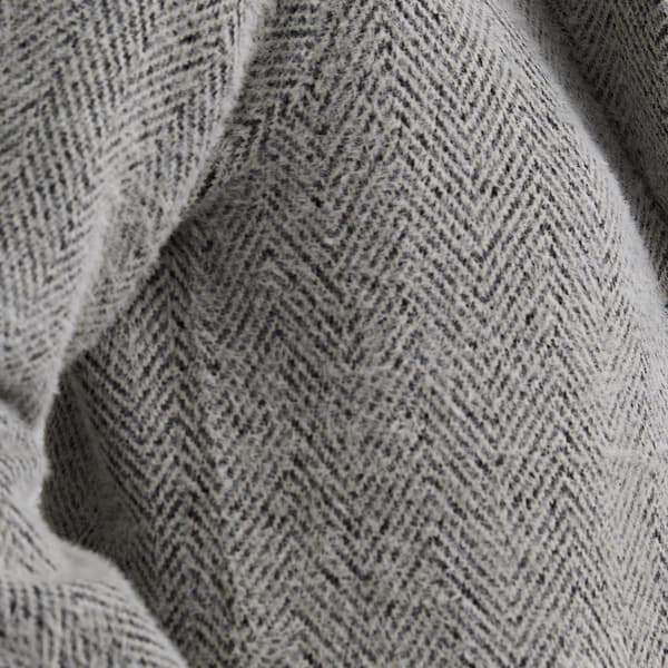 Plus Size NVLT Notch Collar Single Breasted Coatigan- Herringbone