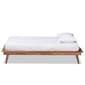 Baxton Studio Karine Walnut Brown Wood Twin Platform Bed Frame - image 2