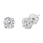 Haus of Brilliance 1ctw Brilliant Lab Grown Diamond Stud Earrings - image 2