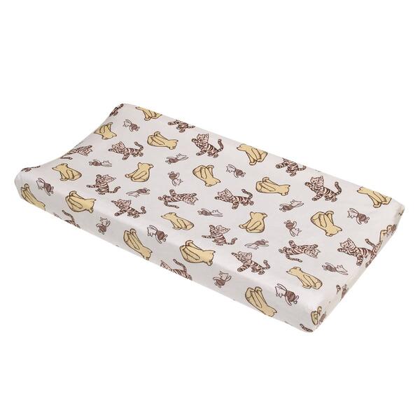 Disney Classic Pooh Hunny Fun Changing Pad Cover - image 